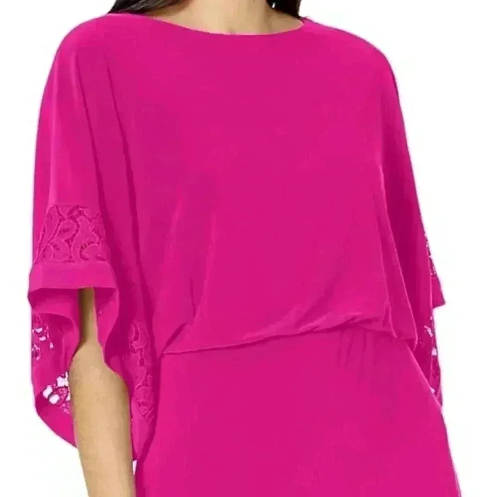 Jessica Howard Women's Desk to Dinner Elbow Sleeve Length Dress